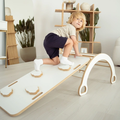 2w1 Bujak Montessori L + zjeżdżalnia CHMURKI 